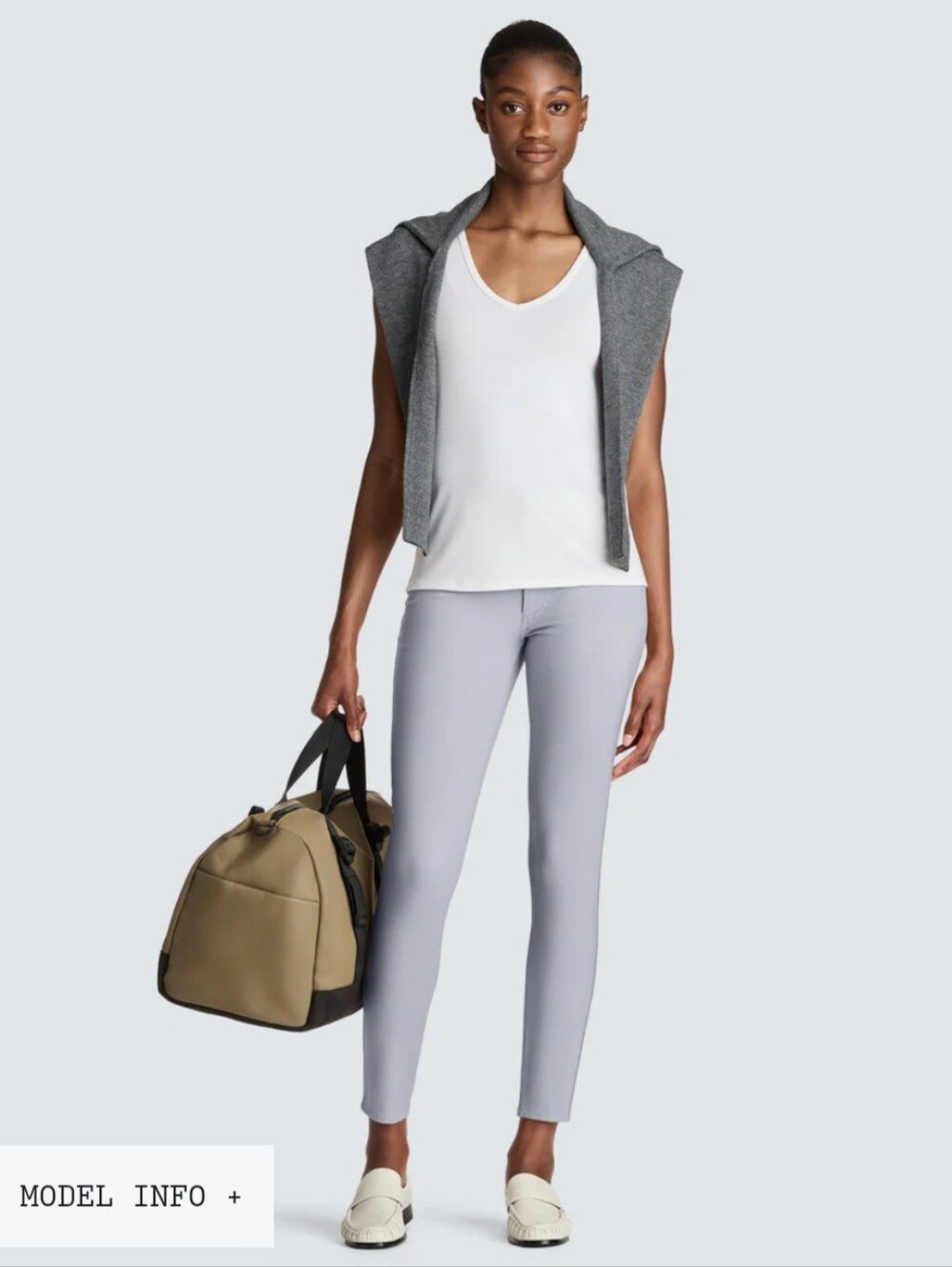 Unbound Merino Slim Merino Travel Pants - Light Gray